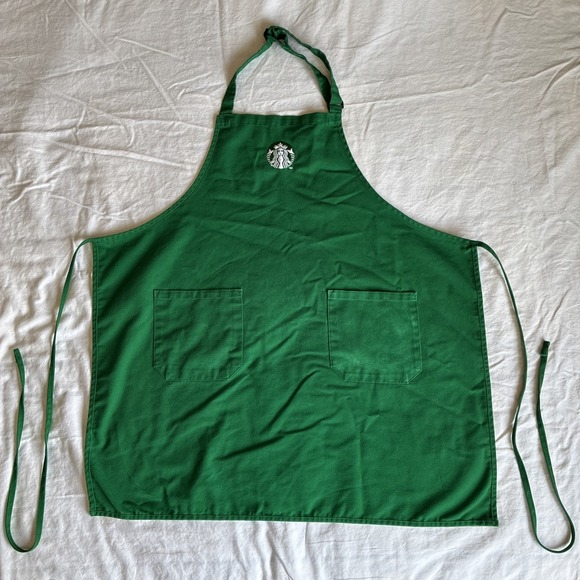 Starbucks Other - Starbucks Employee Uniform Apron Green Embroidered Coffee Shop Barista